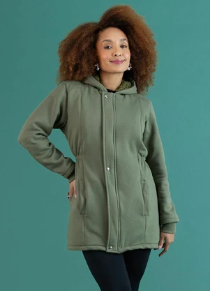 Soft Bonni - Parka Forrada Adulto Verde Azeite - SOFT BONNI