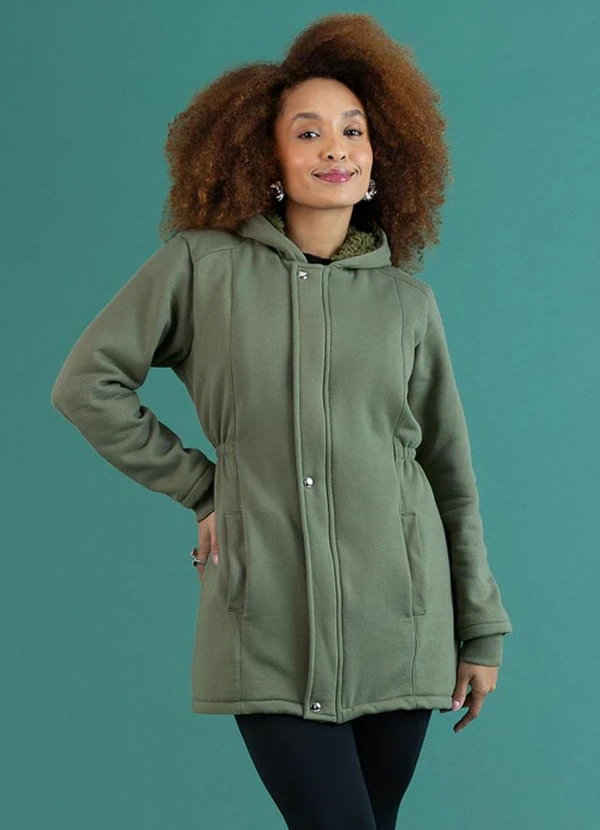 Soft Bonni - Parka Forrada Adulto Verde Azeite