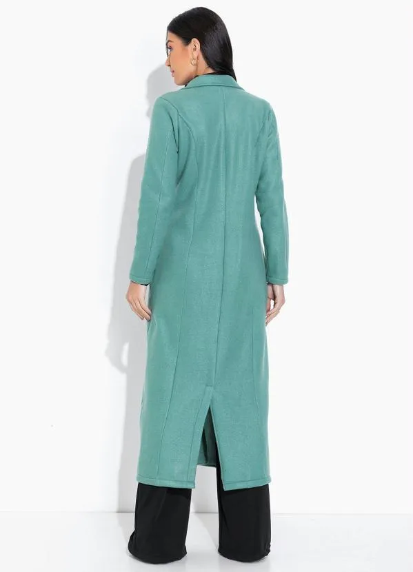 bonprix - Sobretudo Alongado com Botões Verde 2