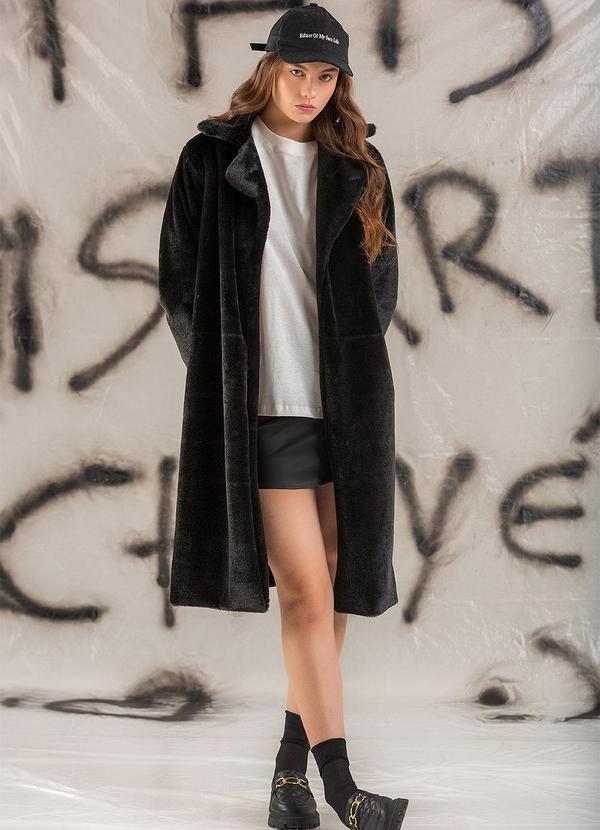 Choyee - Sobretudo Black Preto 5