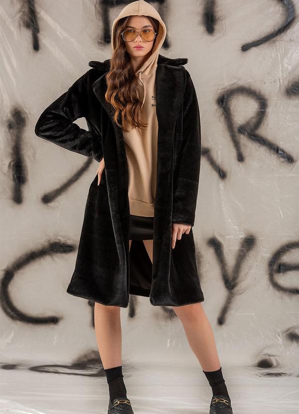 Choyee - Sobretudo Black Preto 6