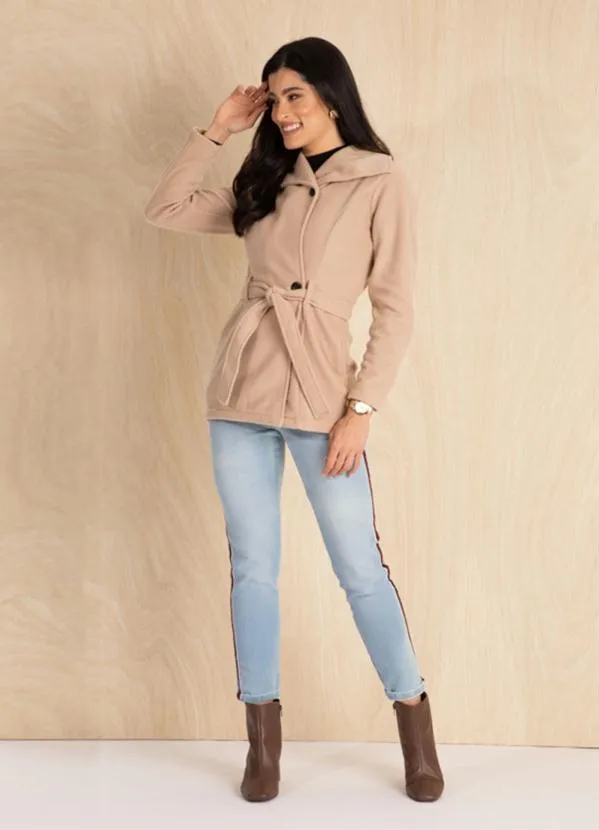 Queima Estoque - Sobretudo com Amarração Caramelo 5