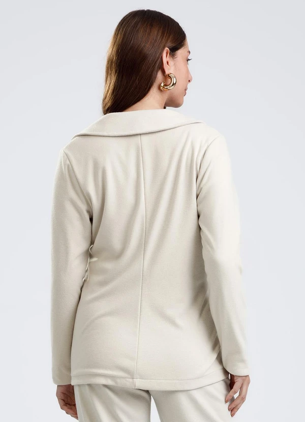 Gris - Sobretudo em Canelado Aveludado  Azul Claro 2