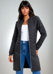 Sobretudo Preto em Tactel