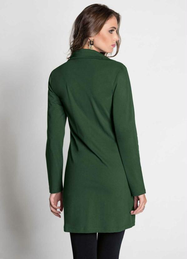 Outlet - Sobretudo Verde Militar com Botões 2