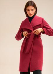 Sobretudo Vermelho em L Batida