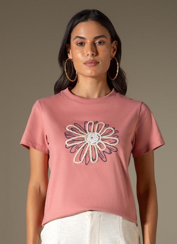 Use Modo - Baby Look Margarida Rosa