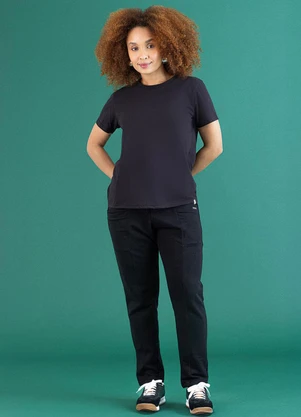 Soft Bonni - Blusa Básica Adulto Preto - SOFT BONNI