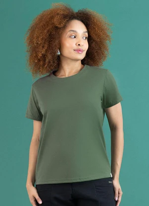 Soft Bonni - Blusa Básica Adulto Verde Bambu - SOFT BONNI