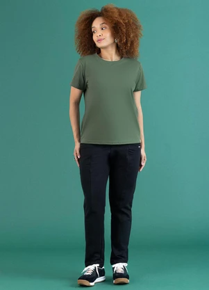 Soft Bonni - Blusa Básica Adulto Verde Bambu - SOFT BONNI