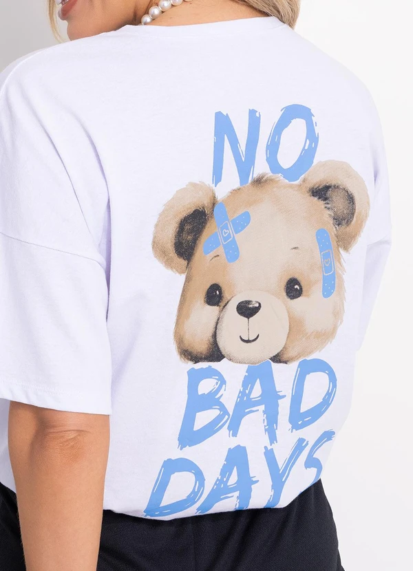 Bimini - Blusa Branco em Malha de Algodão 7