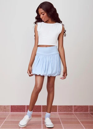 Authoria - Blusa com Detalhe Drapeado  Off White - AUTHORIA