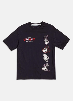 Authoria - Blusa da Disney  Preto - AUTHORIA
