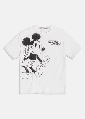 Authoria - Blusa do Mickey com Strass  Off White - AUTHORIA