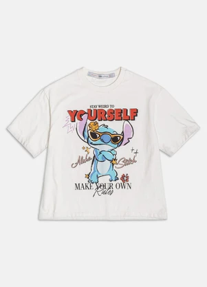 Authoria - Blusa do Stitch  Cru - AUTHORIA