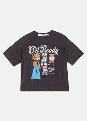 Authoria - Blusa e Get Ready  Preto - AUTHORIA