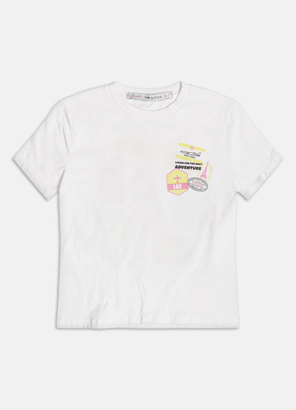 Authoria - Blusa Estampada  Off White