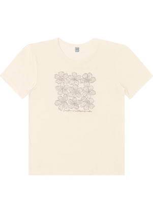 Rovitex - Blusa Feminina em Visco Tricot Bege - ROVITEX