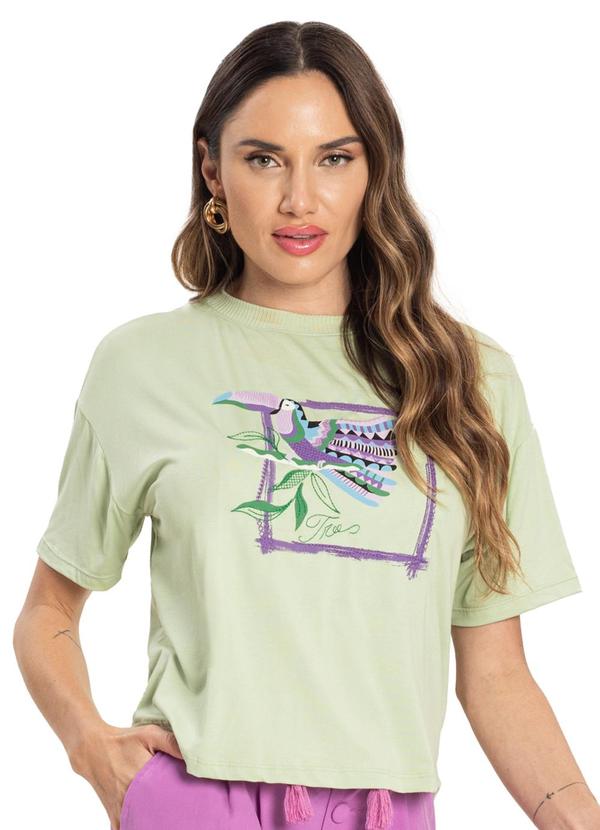 Endless - Blusa Feminina Estampa Tucano Verde
