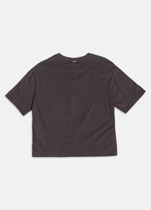 Authoria - Blusa Grafite com Scooter em Strass  Grafite - AUTHORIA