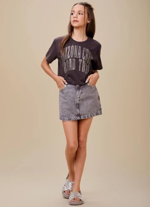 Authoria - Blusa Grafite com Strass  Grafite - AUTHORIA