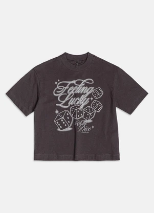 Authoria - Blusa Grafite Felling Lucky  Grafite - AUTHORIA