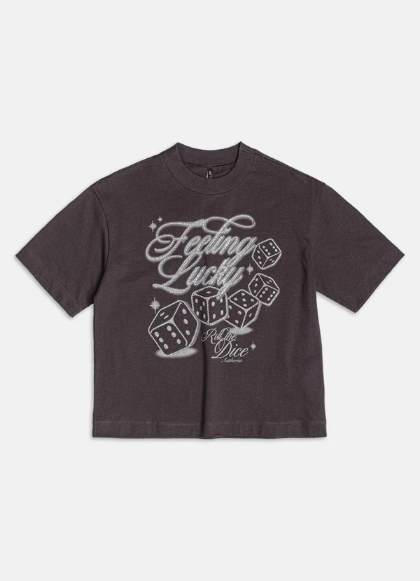 Authoria - Blusa Grafite Felling Lucky  Grafite