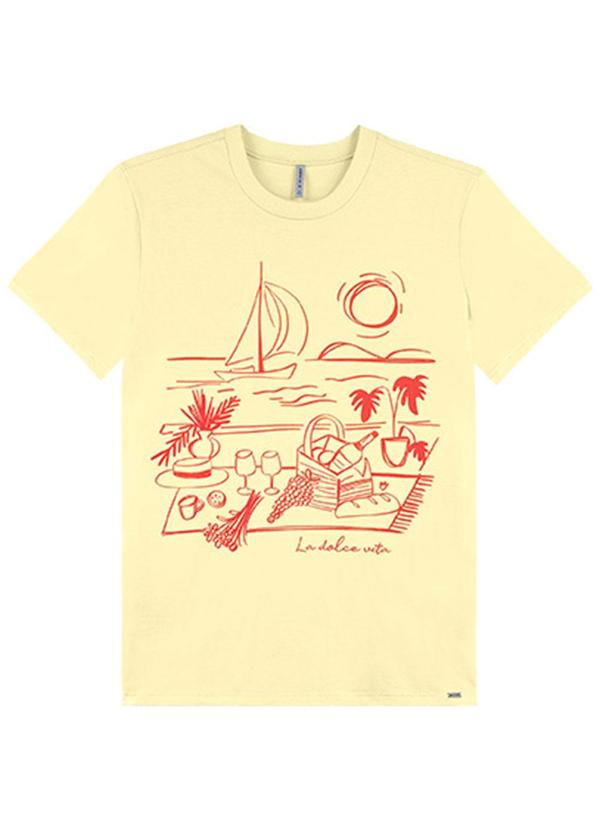 Rezzato - Blusa La Dolce Vita Adulto Feminino Amarelo