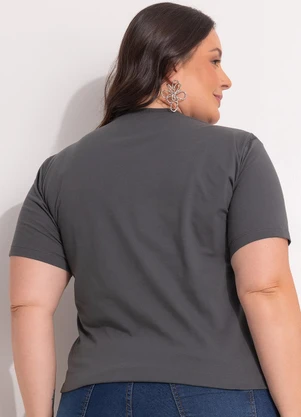 Disney - Blusa Lilo & Stitch Cinza - DISNEY