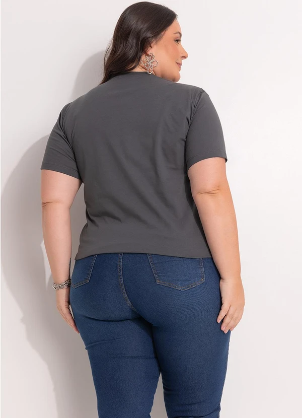 Disney - Blusa Lilo & Stitch Cinza 4