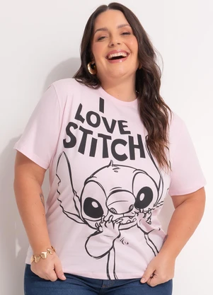 Disney - Blusa Lilo & Stitch Rosa - DISNEY