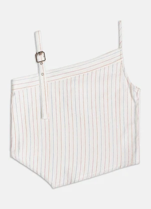 Authoria - Blusa Listrada  Off White - AUTHORIA