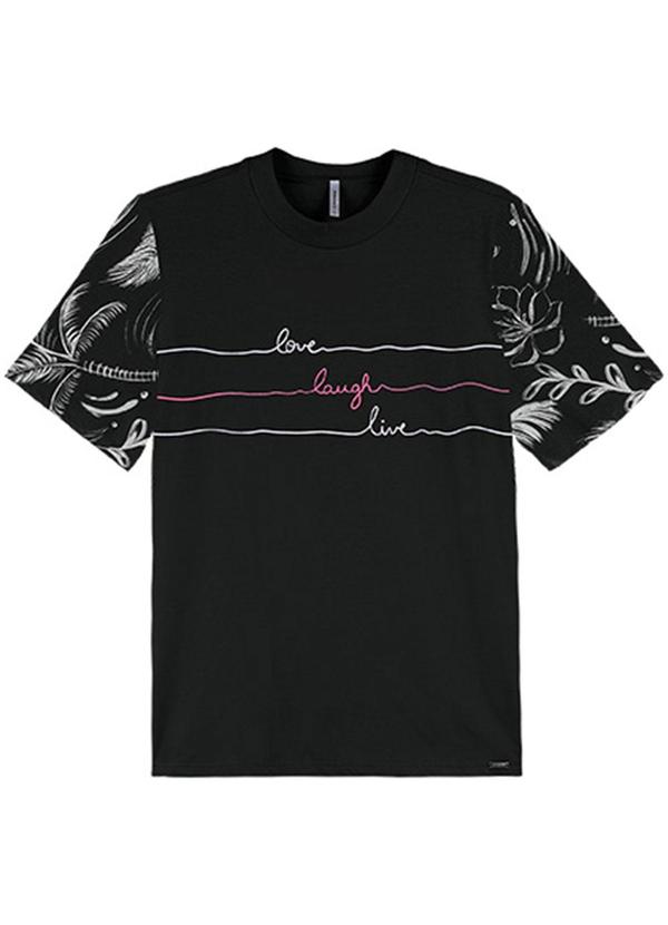 Rezzato - Blusa Love & Live Adulto Feminino Preto