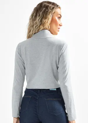 Moda Pop - Blusa Mescla Claro em Malha - MODA POP