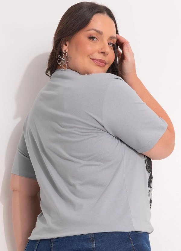 Disney - Blusa Minnie Mouse Cinza 2