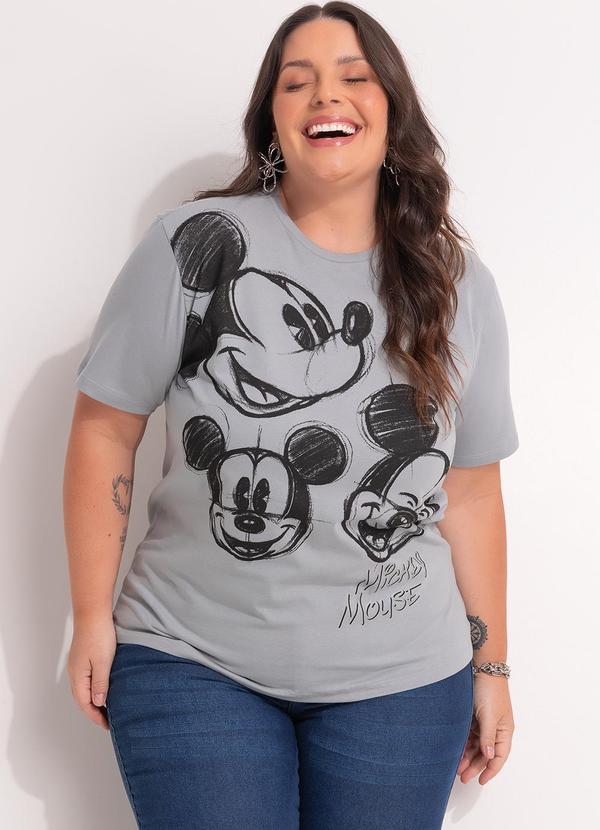 Blusa Minnie Mouse Cinza 4