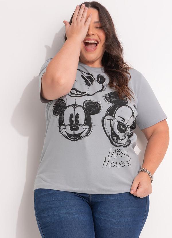 Blusa Minnie Mouse Cinza 5