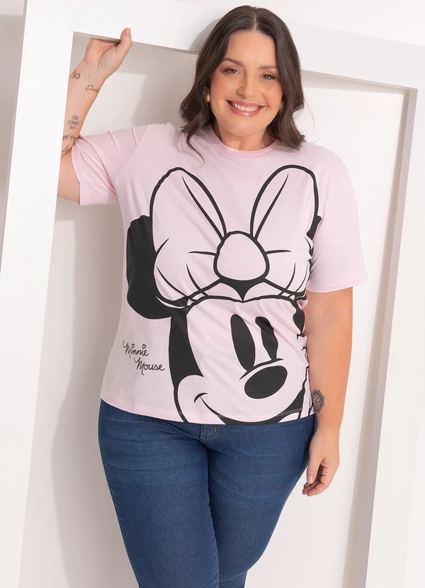 Disney - Blusa Minnie Mouse Rosa 4