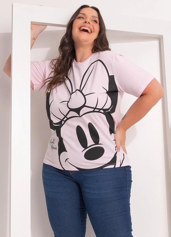 Disney - Blusa Minnie Mouse Rosa 5