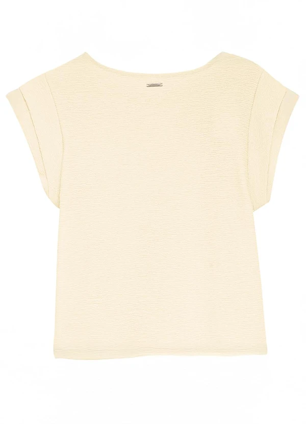 Enfim - Blusa Muscle Tee Texturizada Off White 4