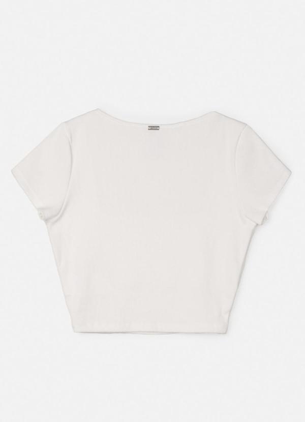 Authoria - Blusa Off com Decote Quadrado Branco 2