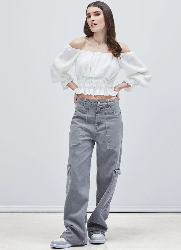 Authoria - Blusa Plissada Off White Off White 3