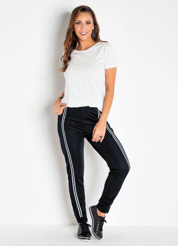 Moda Pop - Blusa Poá Verde de Mangas Curtas 5