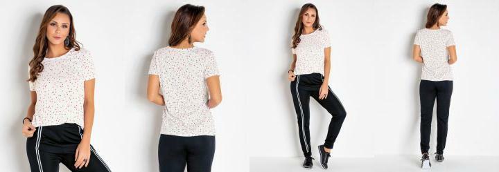 Blusa Po Vermelha com Estampa de Po