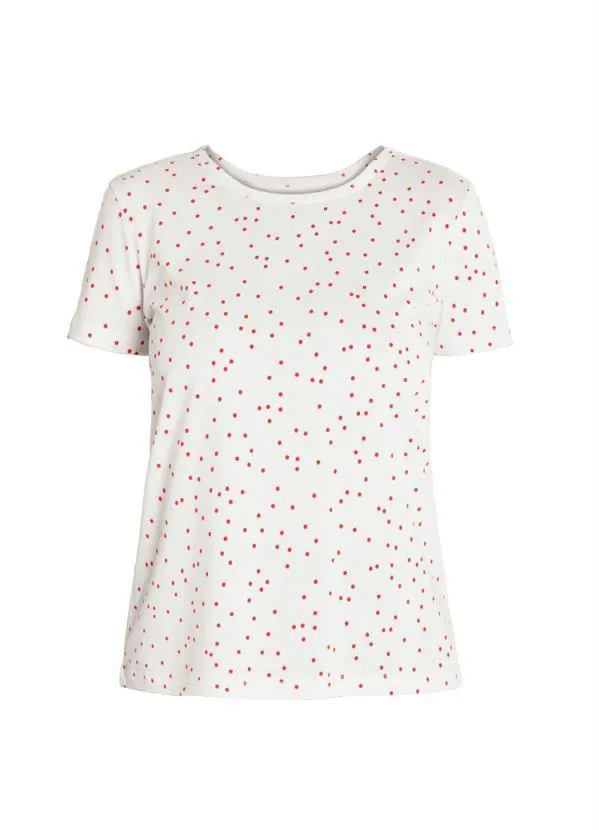 Moda Pop - Blusa Poá Vermelha com Estampa de Poá 7