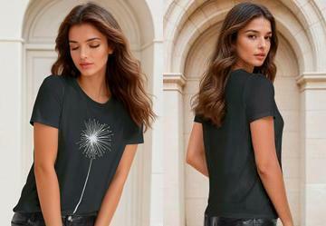 Blusa T-Shirt Bsica Preta