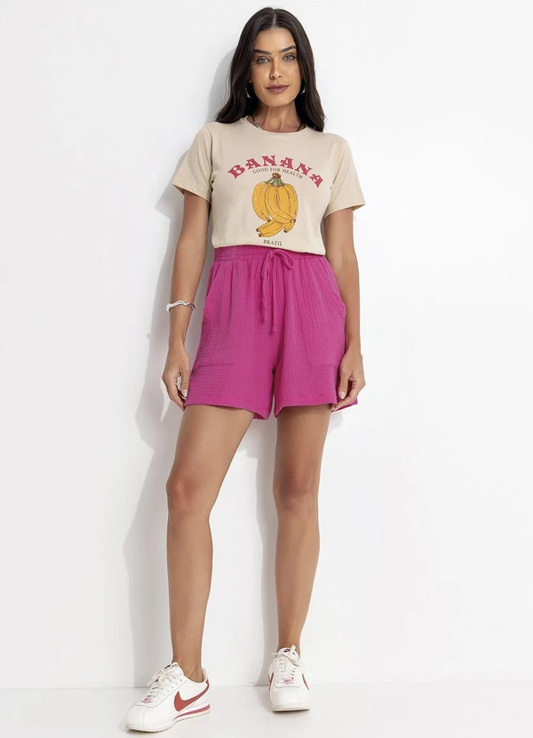 Fakini - Blusa em Malha Bege 3