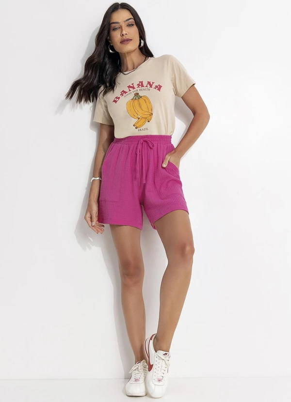 Fakini - Blusa em Malha Bege 5