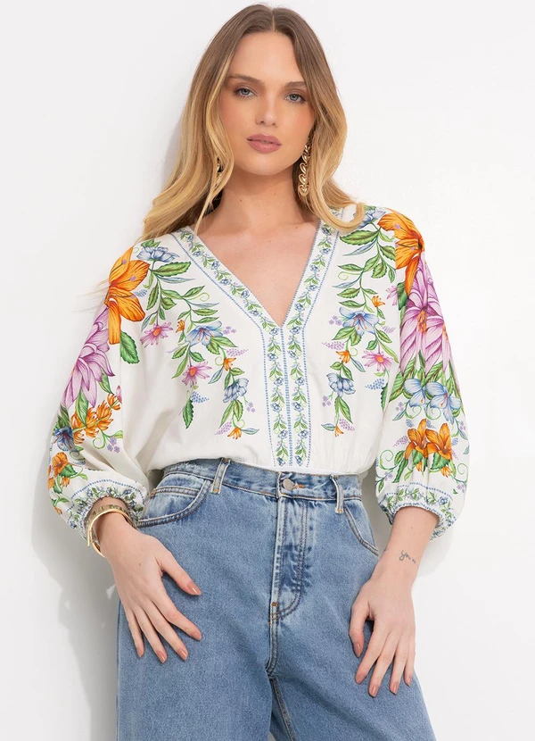 Farm - Body em Viscolinho Off White 4