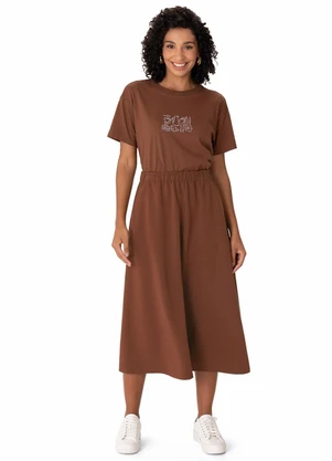 Malwee - Camiseta All Shapes And Sizes Marrom - MALWEE
